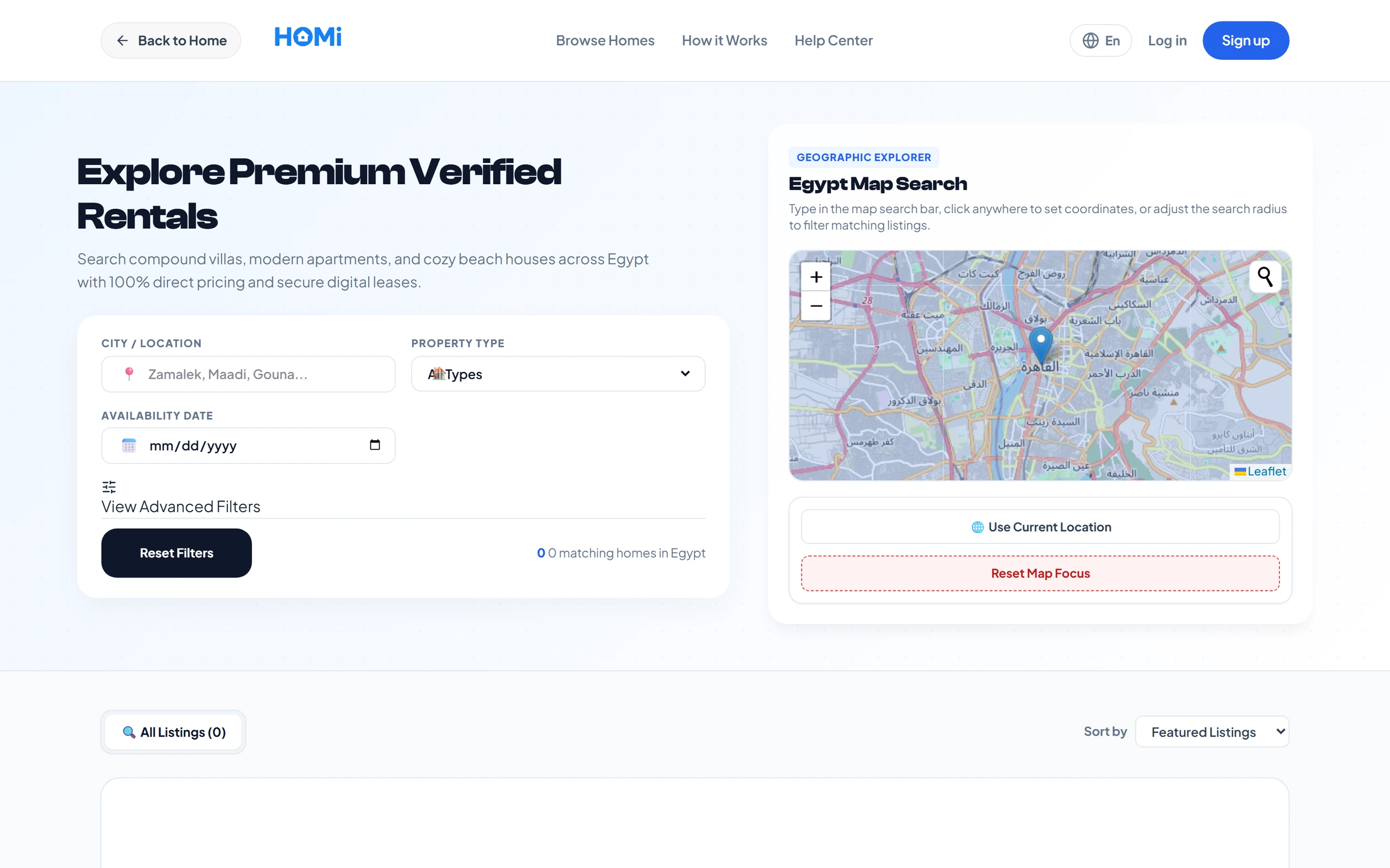 HOMi — Verified rentals and map search