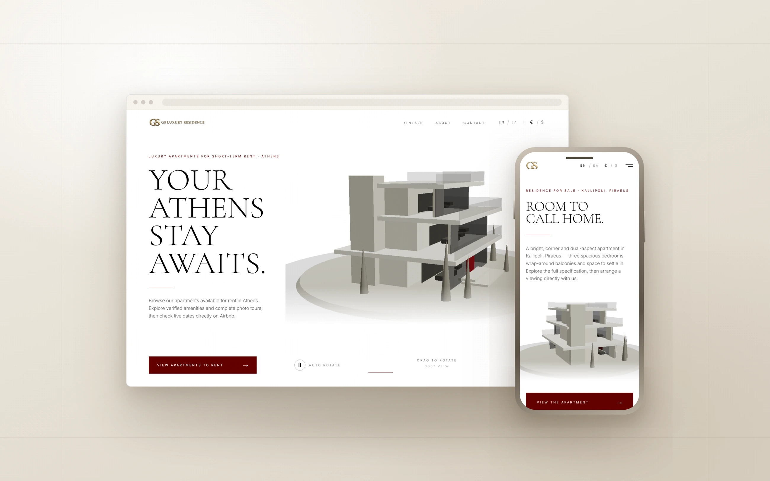 GS Luxury Residence — GS Luxury Residence on desktop and mobile