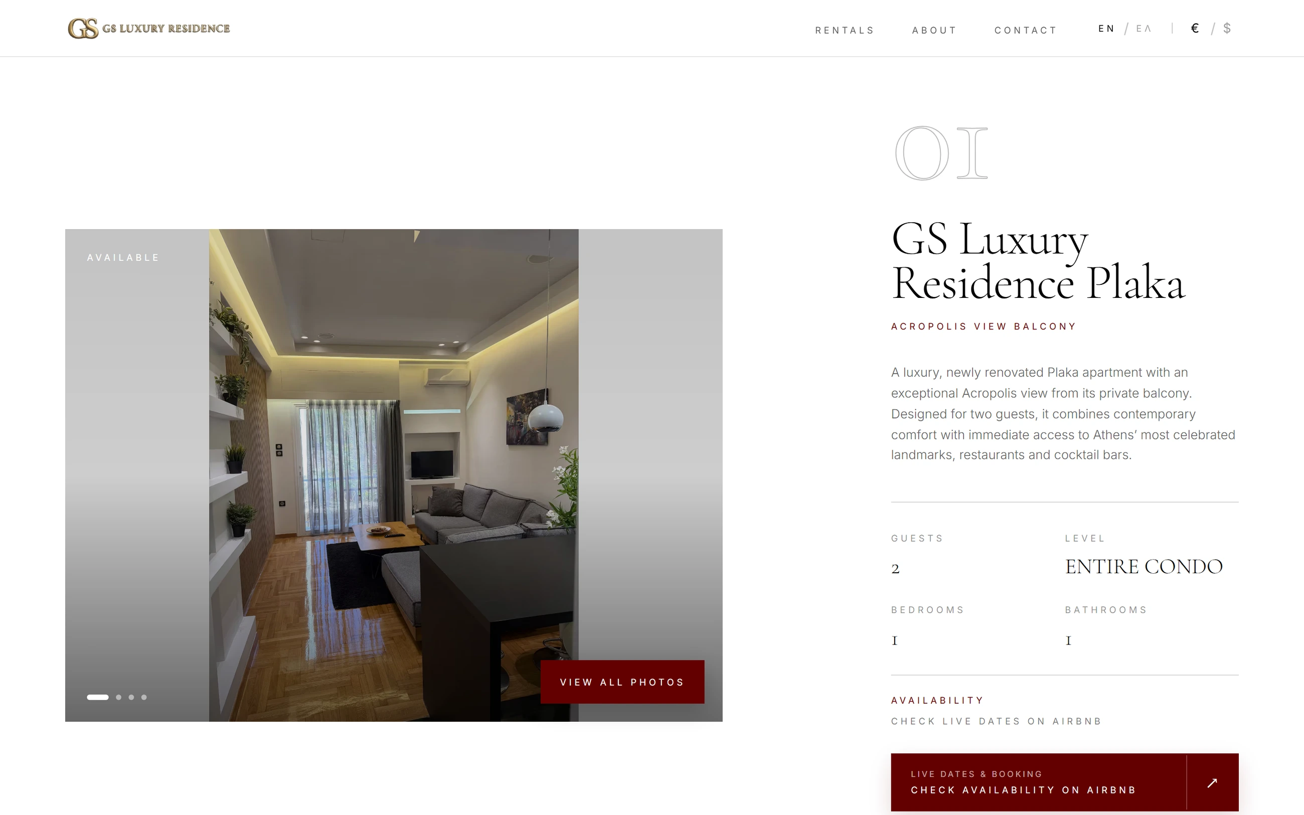 GS Luxury Residence — Residence detail and photo tour